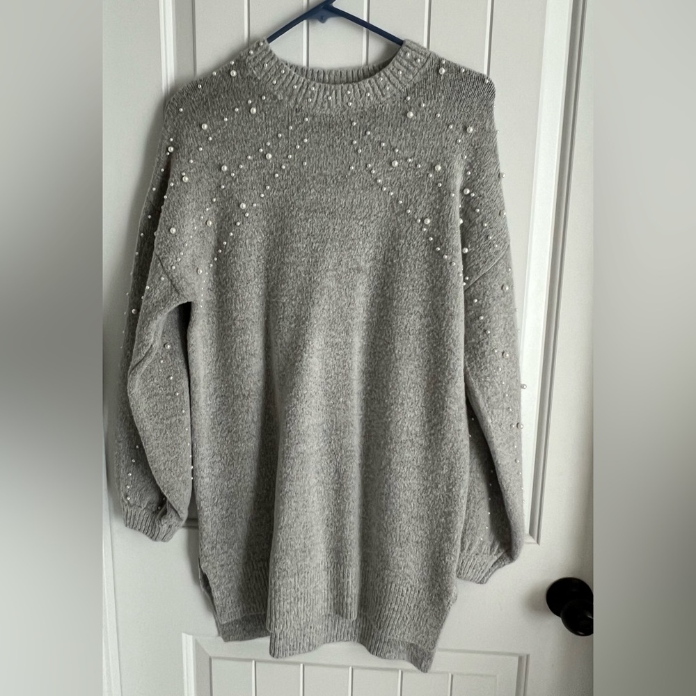 Heather Gray Fashion Nova Sweater Dress Size Small